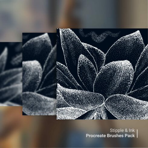 Stipple & Ink Procreate Brushes Pack - main image preview.