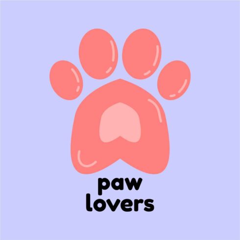 Cute Paw Lovers Design cover image.