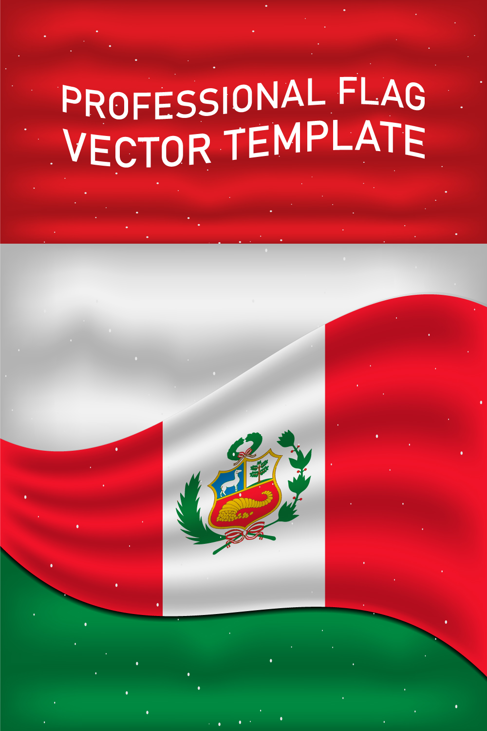 Irresistible image of the flag of Peru.