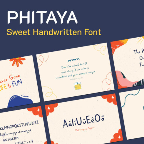 Phitaya | Sweet Handwritten Font.