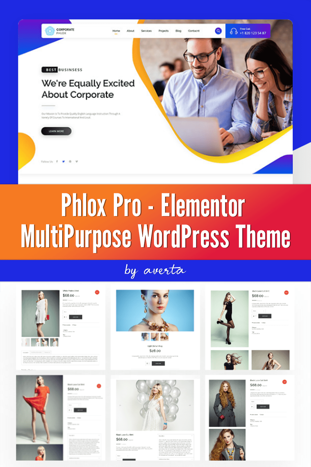 phlox pro elementor multipurpose wordpress theme pinterest 849