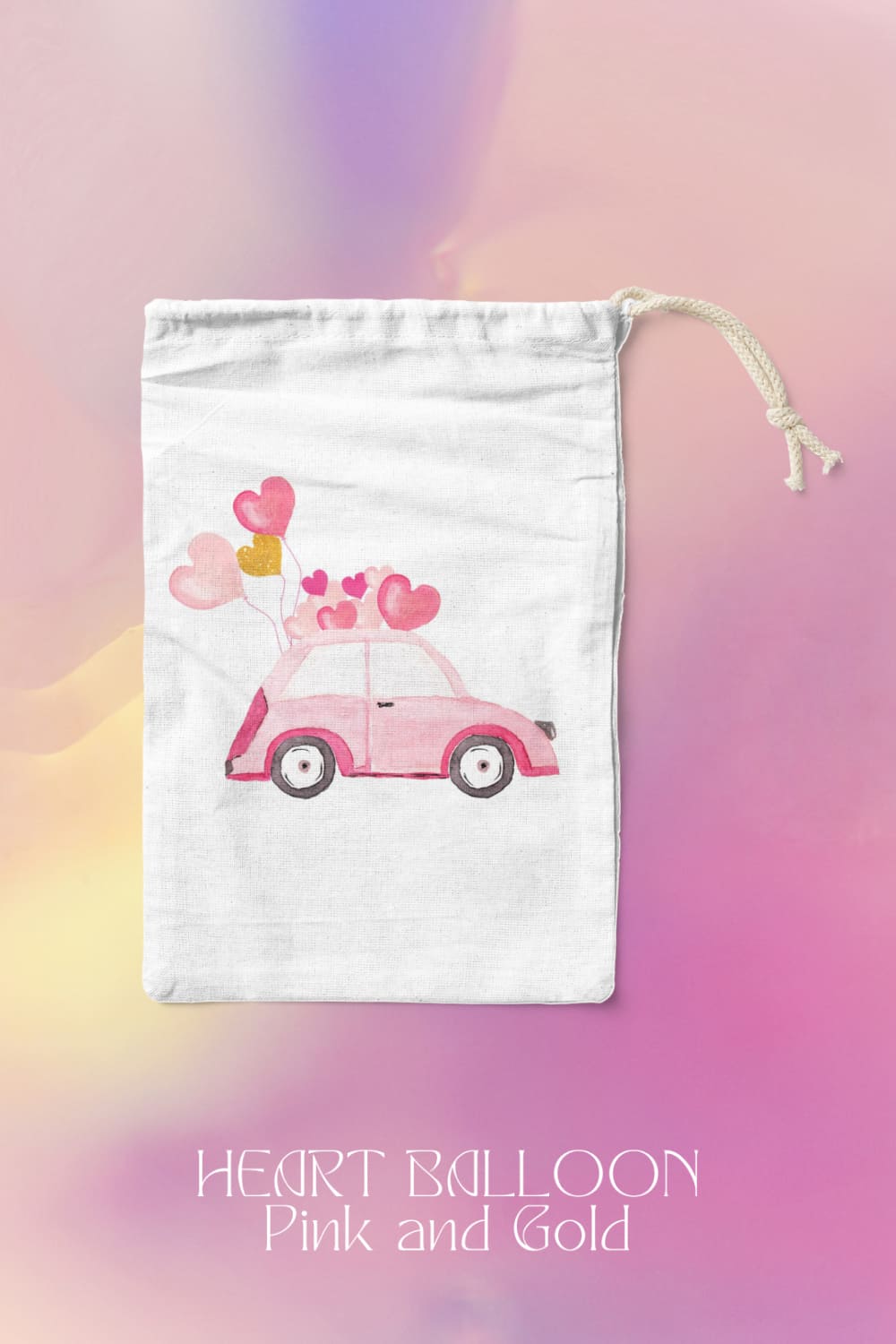 Pink And Gold Heart Balloon Clipart - Pinterest.