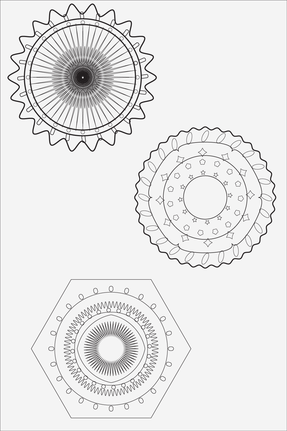 Mandala Art Design - pinterest image preview.