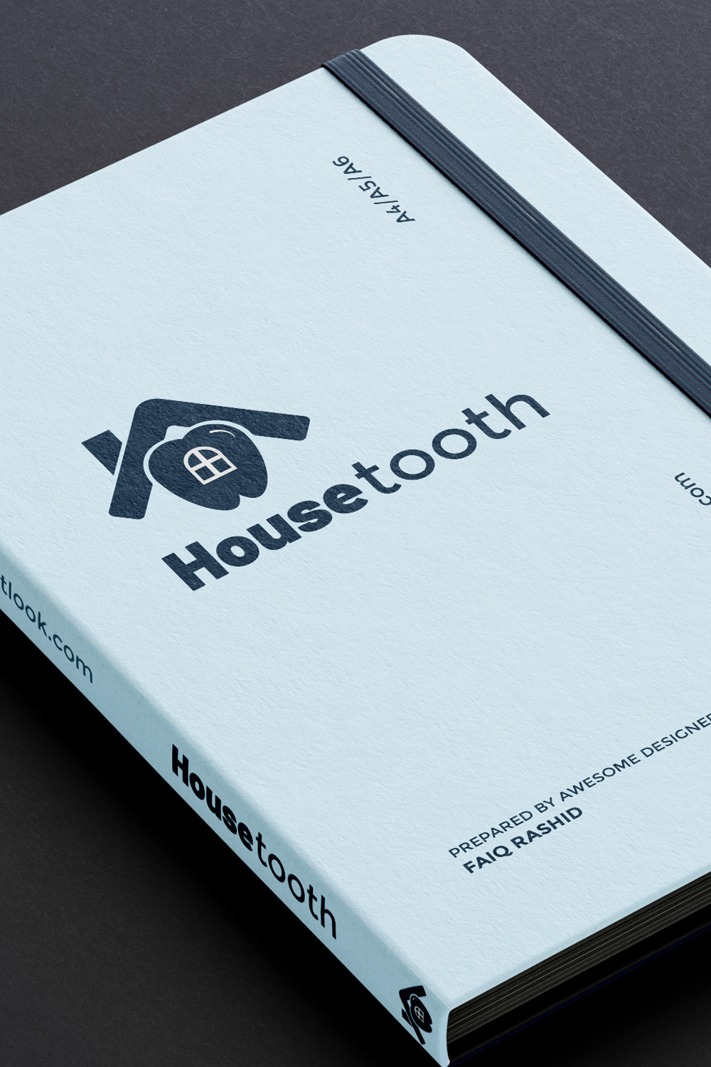 House Tooth Logo Pinterest Collage image.