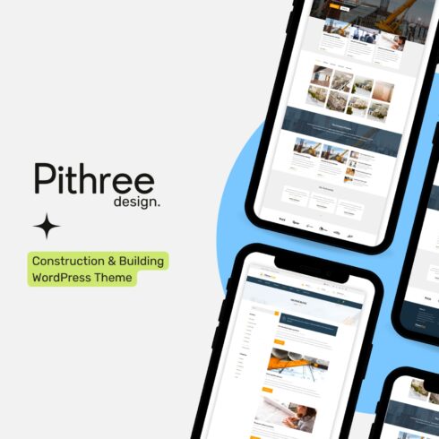 Pithree – Construction & Building WordPress Theme.