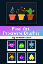 Pixel Art Procreate Brushes – MasterBundles