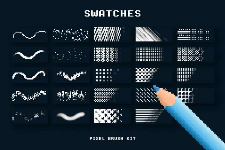 Pixel Art Procreate Brushes – MasterBundles