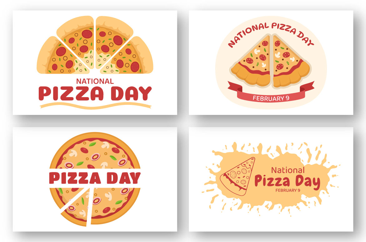 15 National Pizza Day Illustration