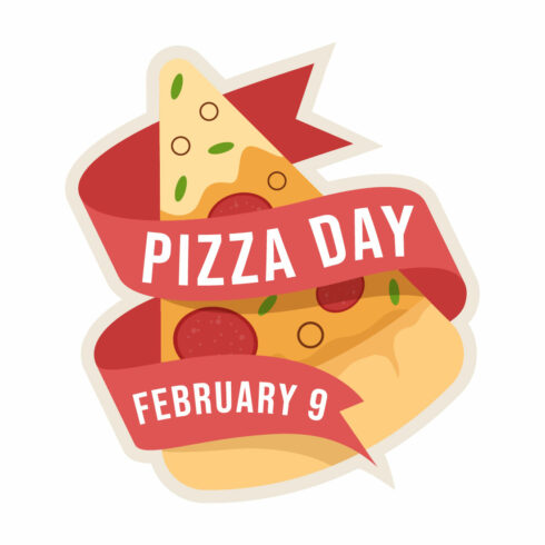 National Pizza Day Illustration cover image.
