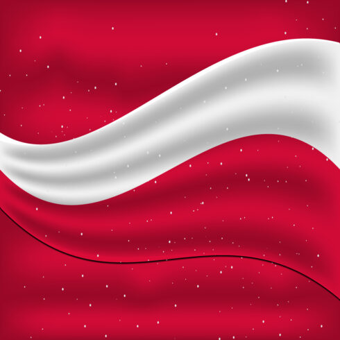 Enchanting image of the flag of Poland.