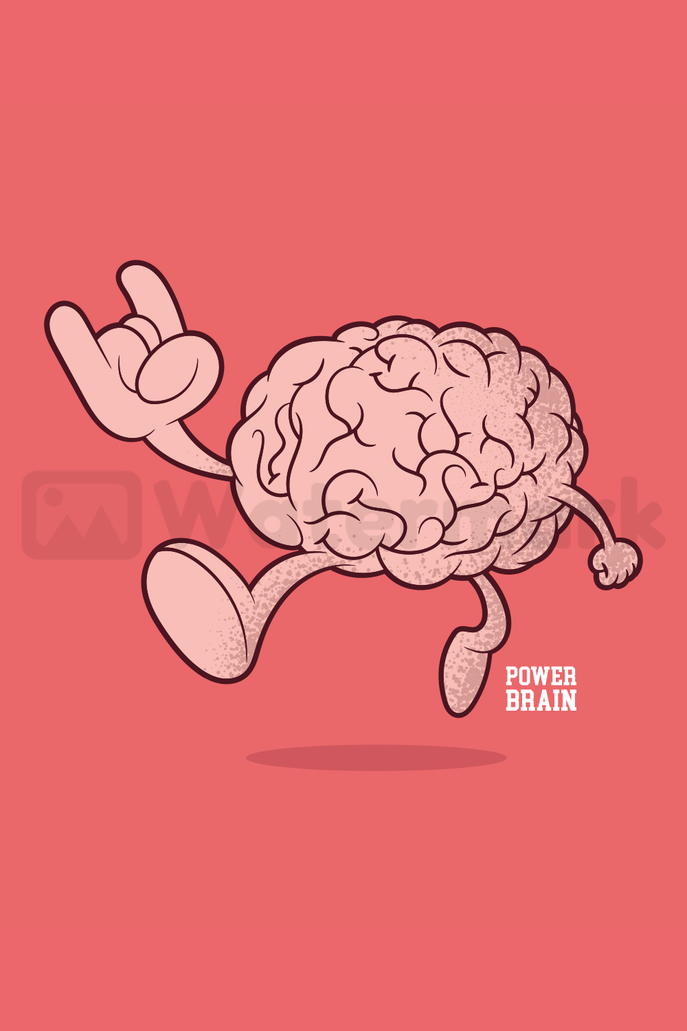 Power Brain Graphics Design pinterest image.