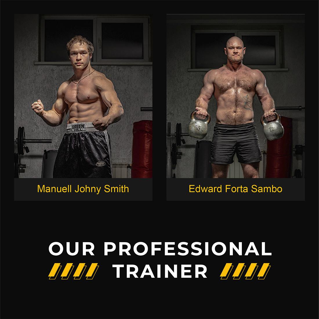 Fitness Sport Social Media Templates preview image.