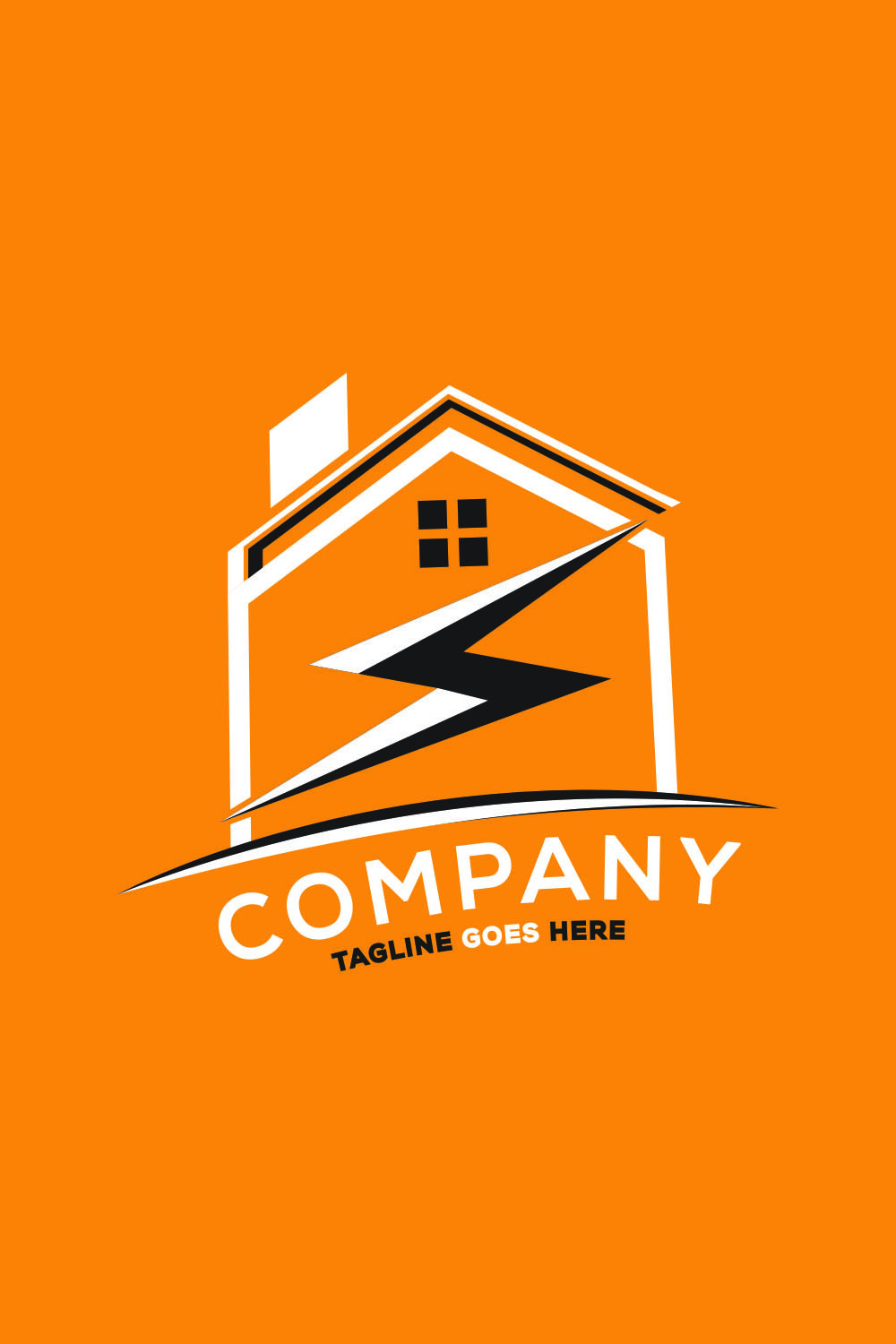 Electrical House Logo Pinterest image.