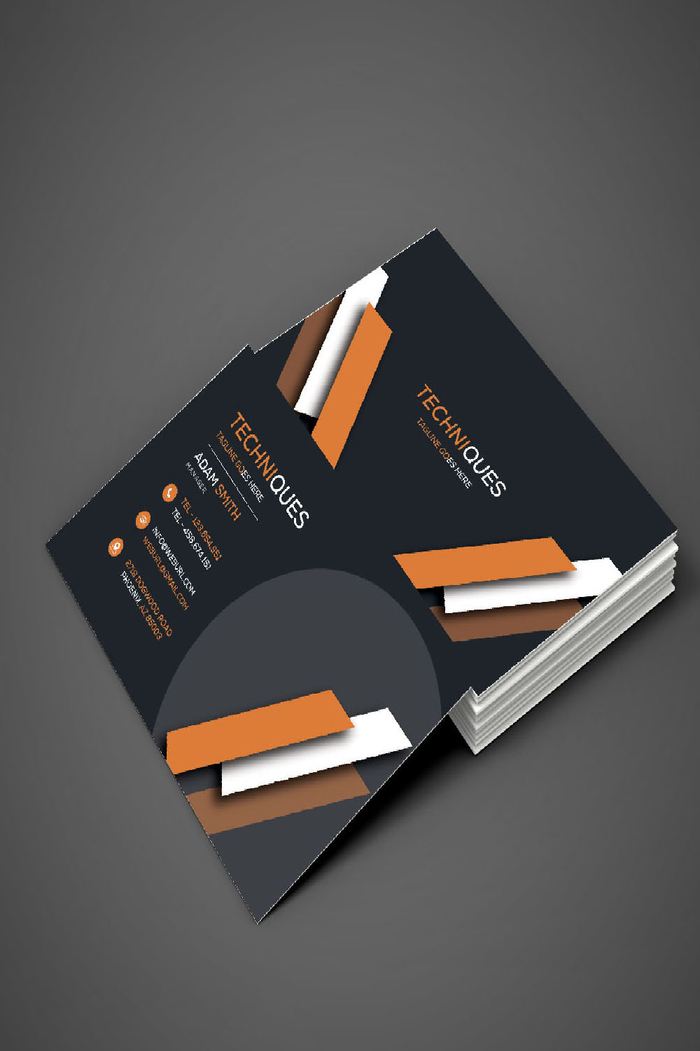 Modern Business Card Designs - Pinterest image preview.