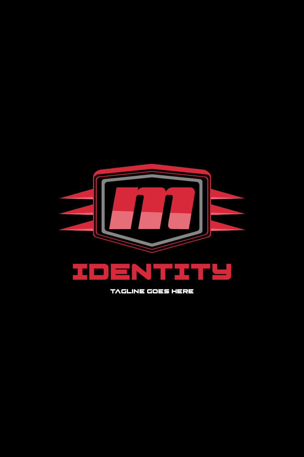 Creative and Unique Letter M Automotive Logo pinterest image.
