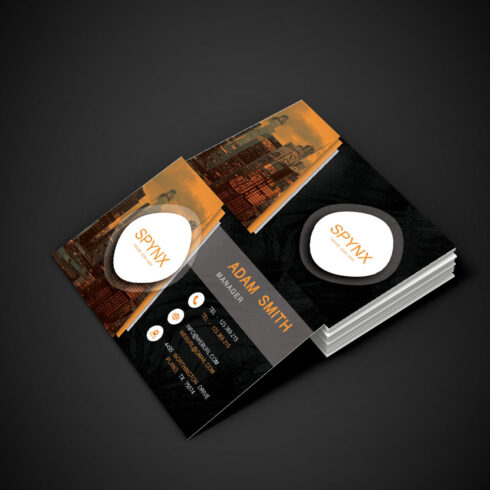 Creative and Unique Business Card Design cover image.