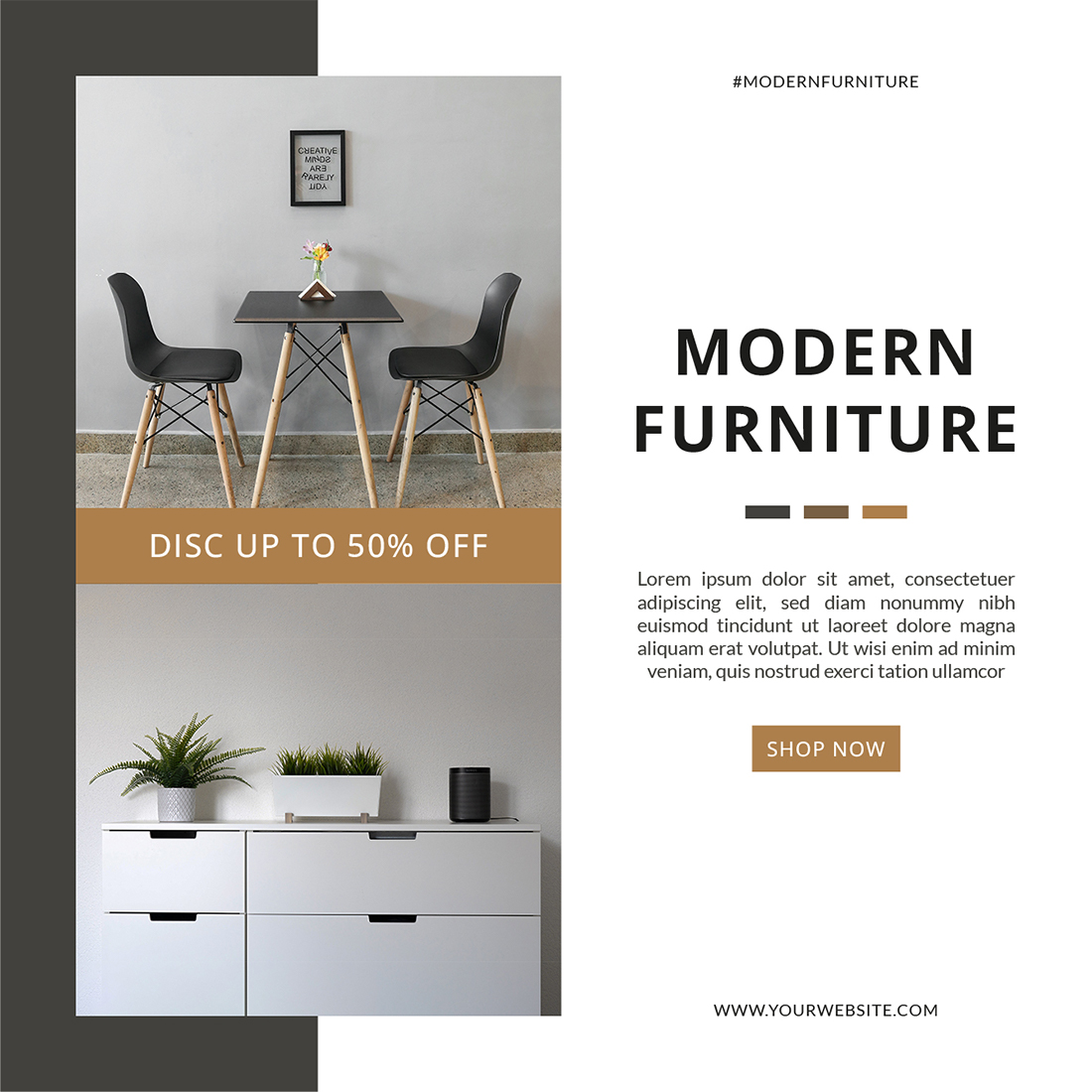 Modern furniture design for your business.