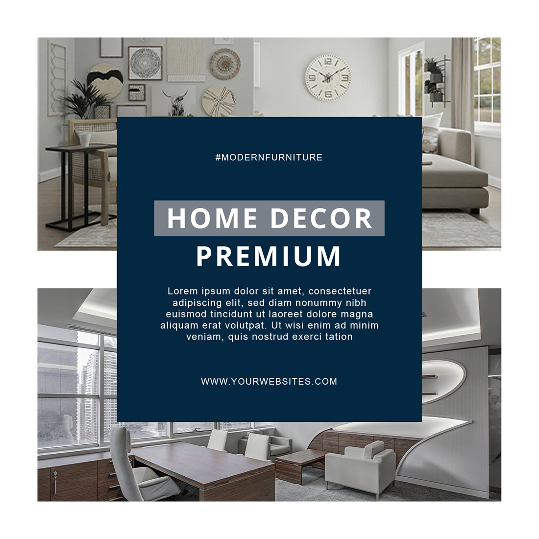 Premium template for home decor.