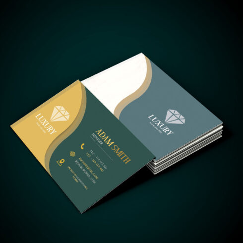 Luxury Business Card Template - main image preview.