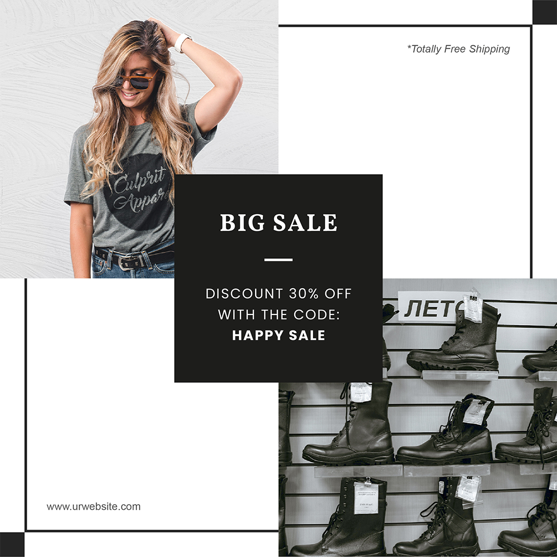 Sale your items for big sale.