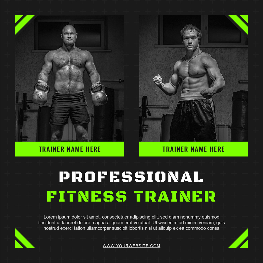 Tell more about professional fitness trainers.
