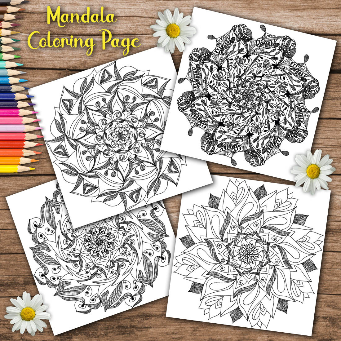 Mandala for Coloring Design cover image.