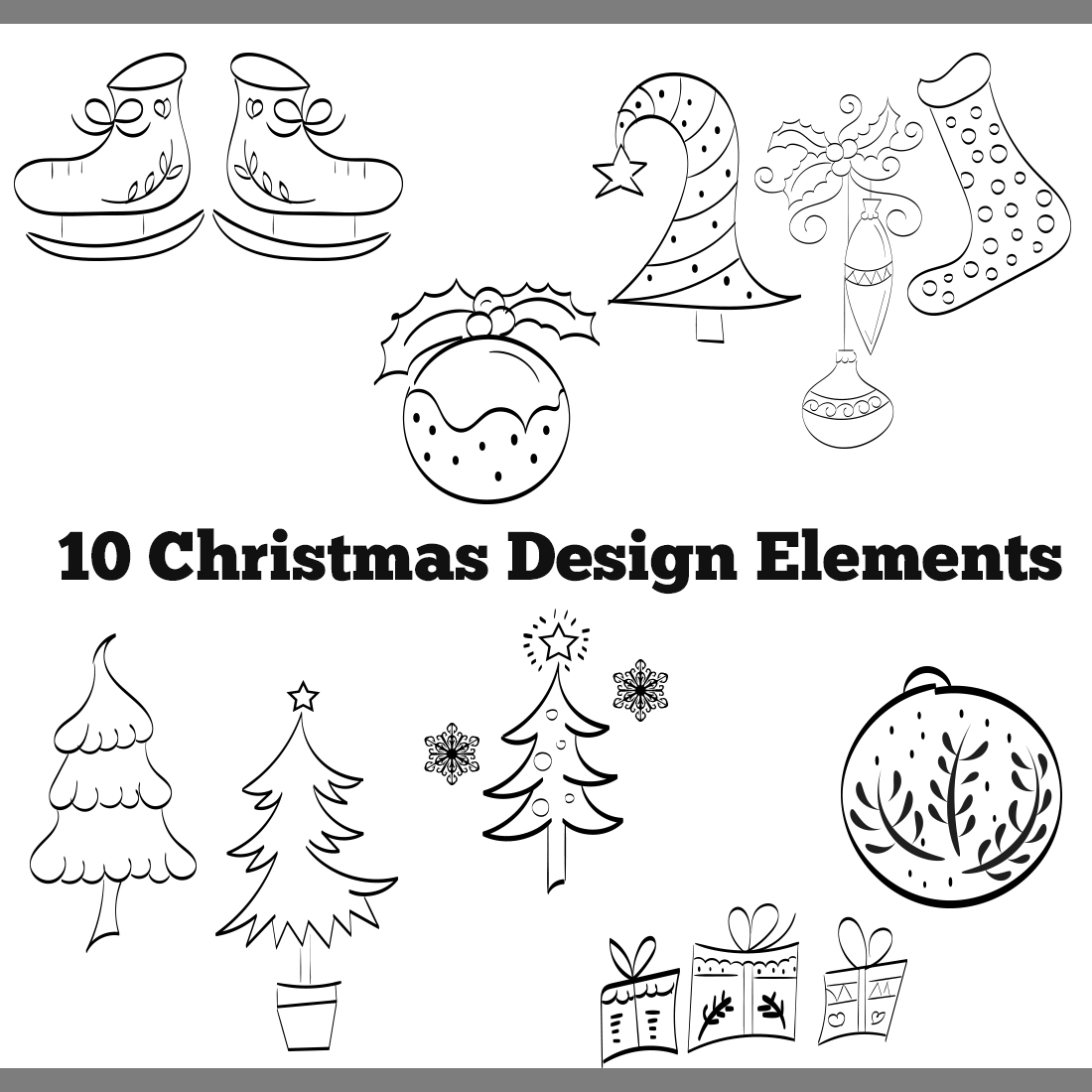 Christmas Quotes Design Elements created by dorothyart.