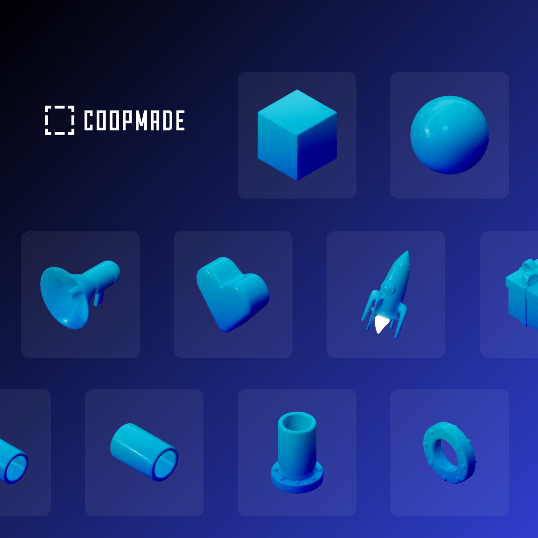 Hand Crafted 3D Isometric Icons Design Figma cover image.