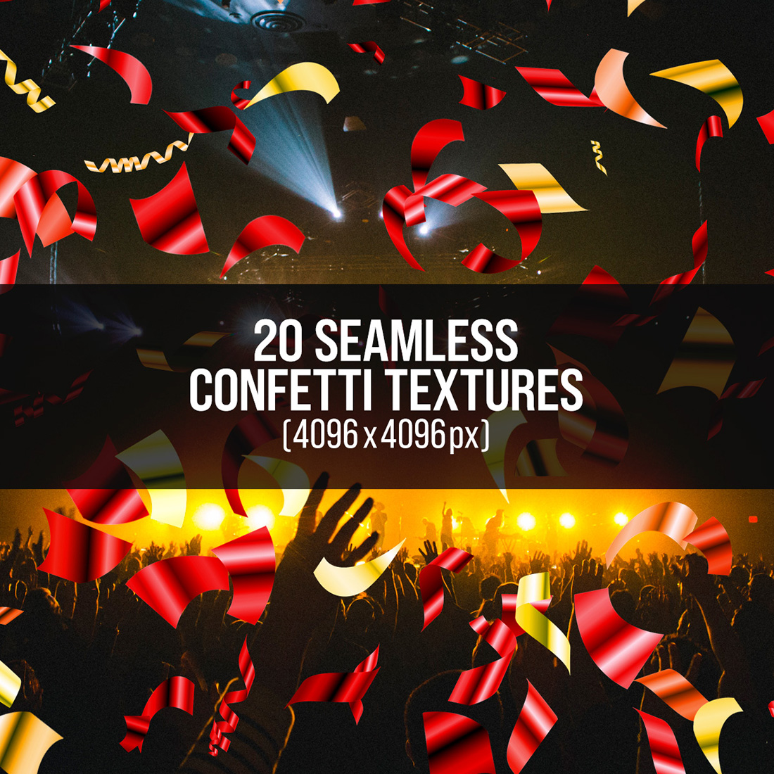 Seamless Confetti Textures Design cover image.