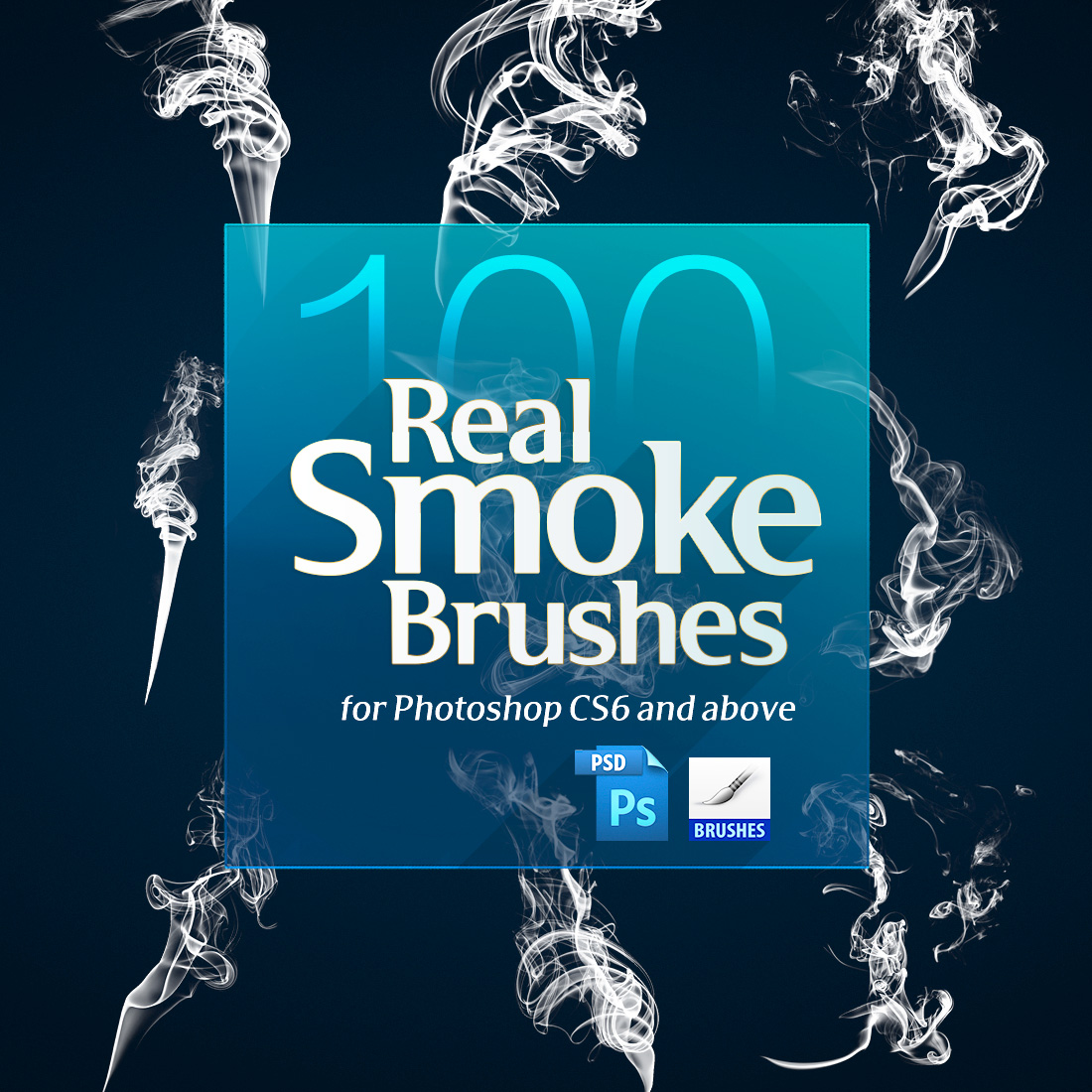 Brushes Real Smoke Design cover image.