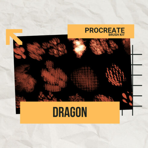Procreate Dragon Brush Kit.