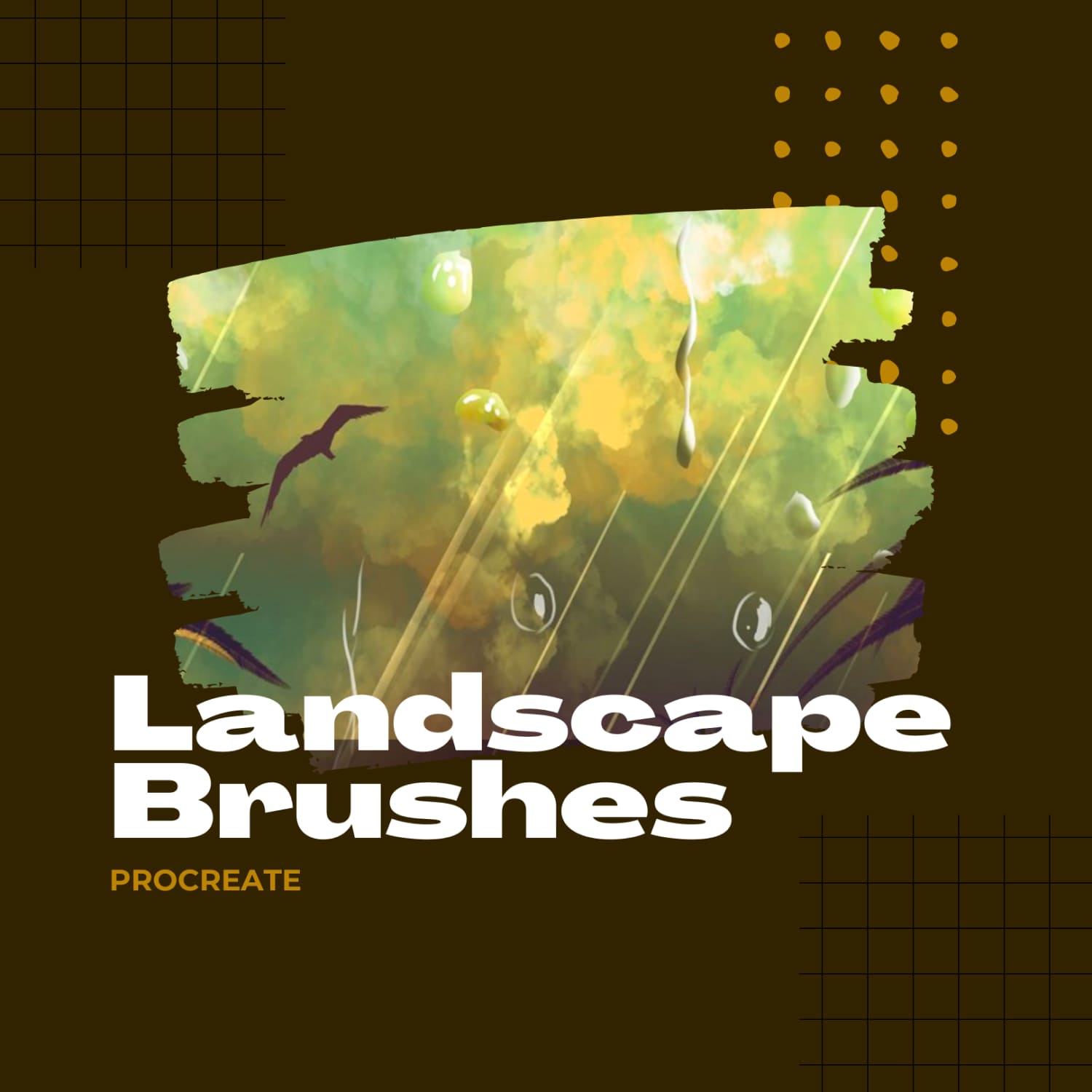 best procreate landscape brushes for free