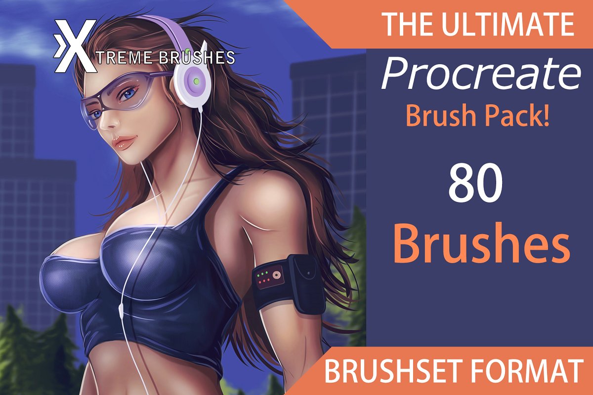 Cover image of The Ultimate Procreate Brushpack.