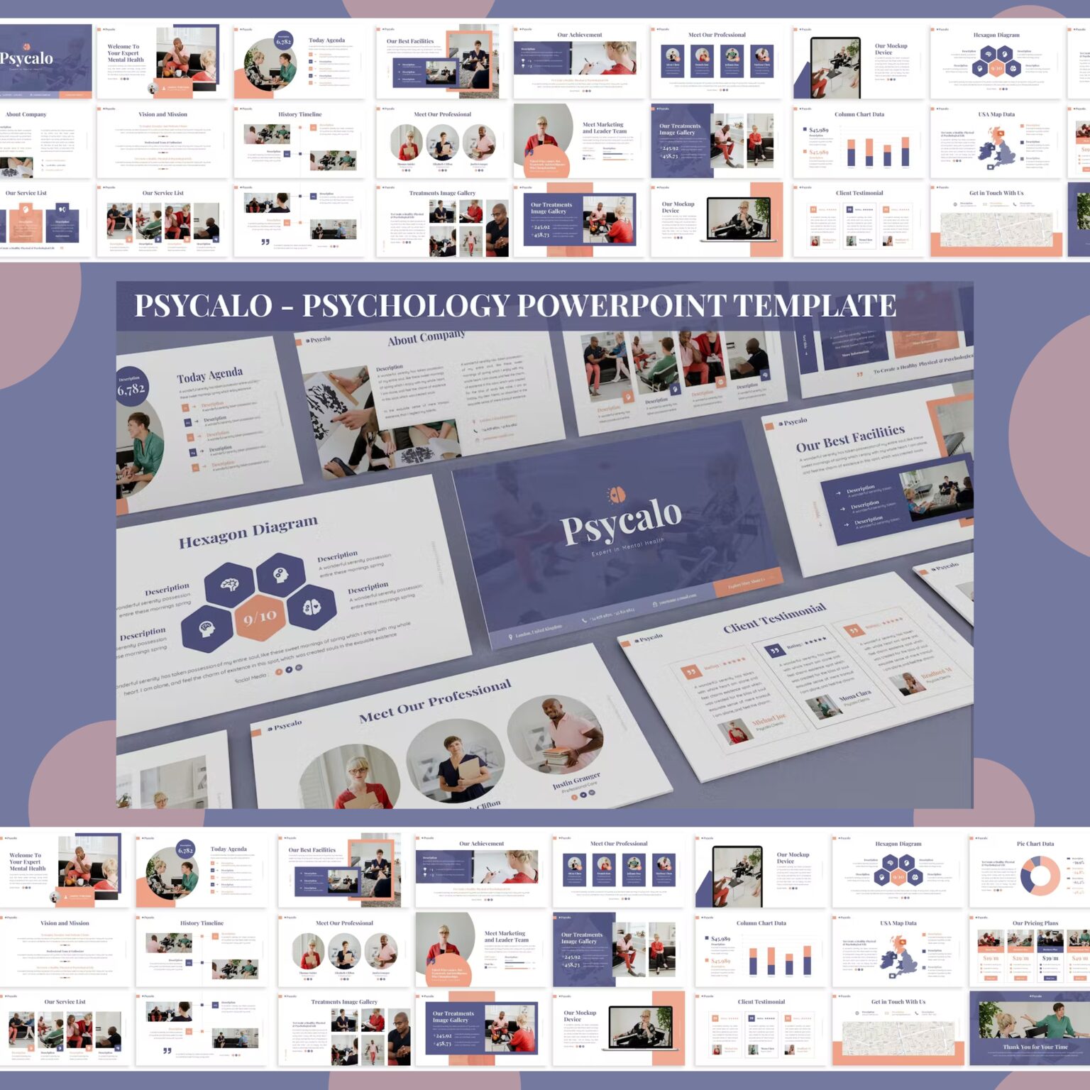 Psycalo - Psychology Powerpoint Template – Masterbundles