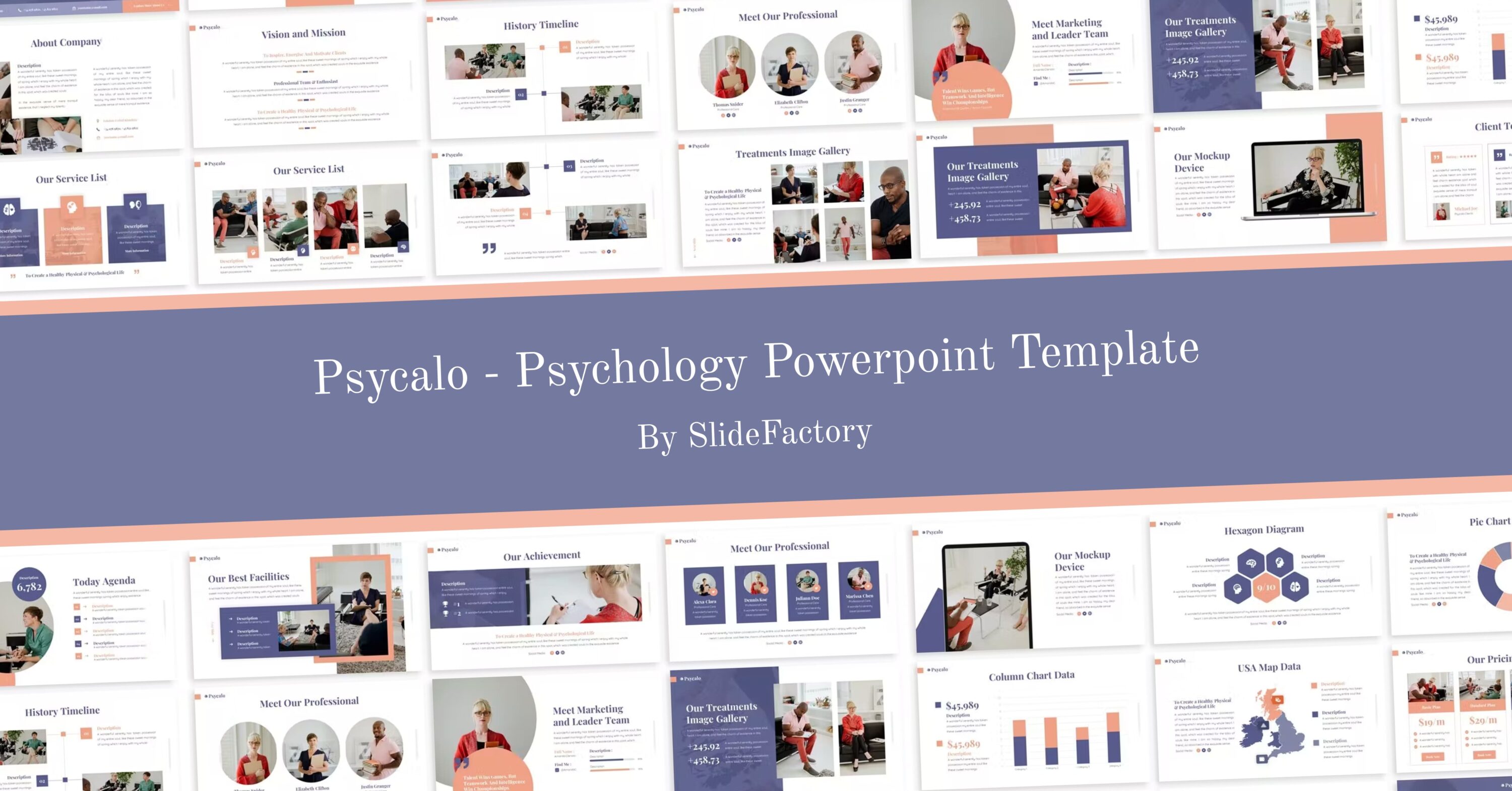 Psycalo Psychology Powerpoint Template Masterbundles 5472