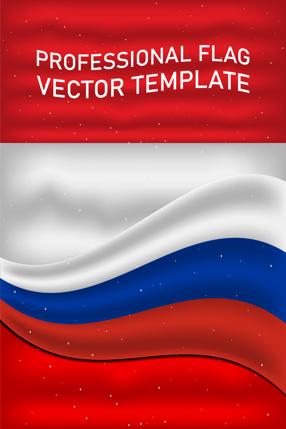 Exquisite image of the flag of Russia.