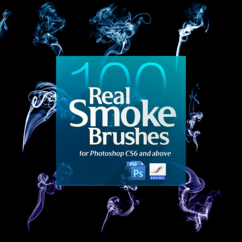 100 Real Smoke Brushes for Photoshop | MasterBundles