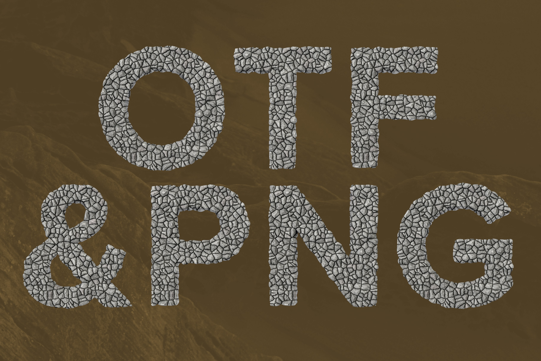 Font MS Rock Opentype SVG and PNG preview image.