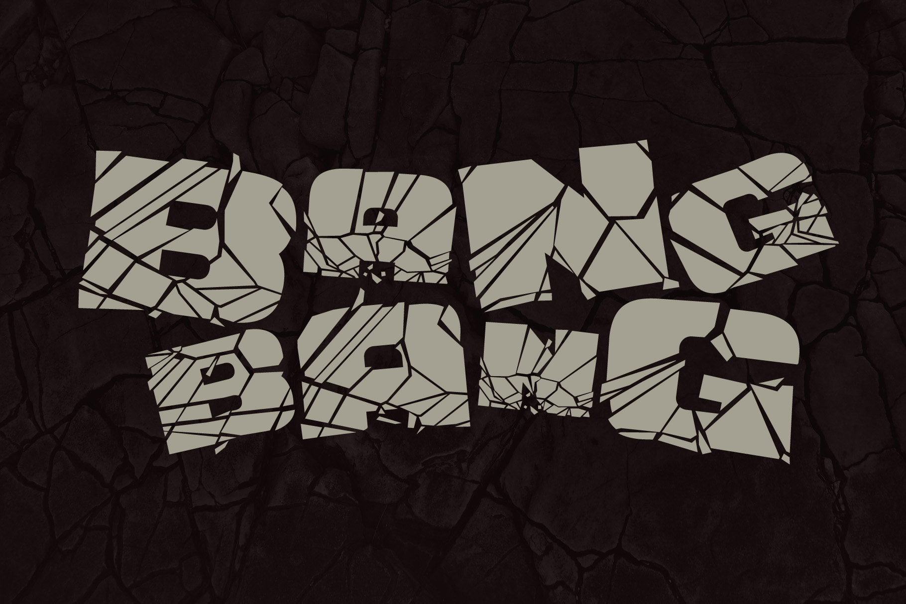 Ruined Dreams Broken Font Design preview image.