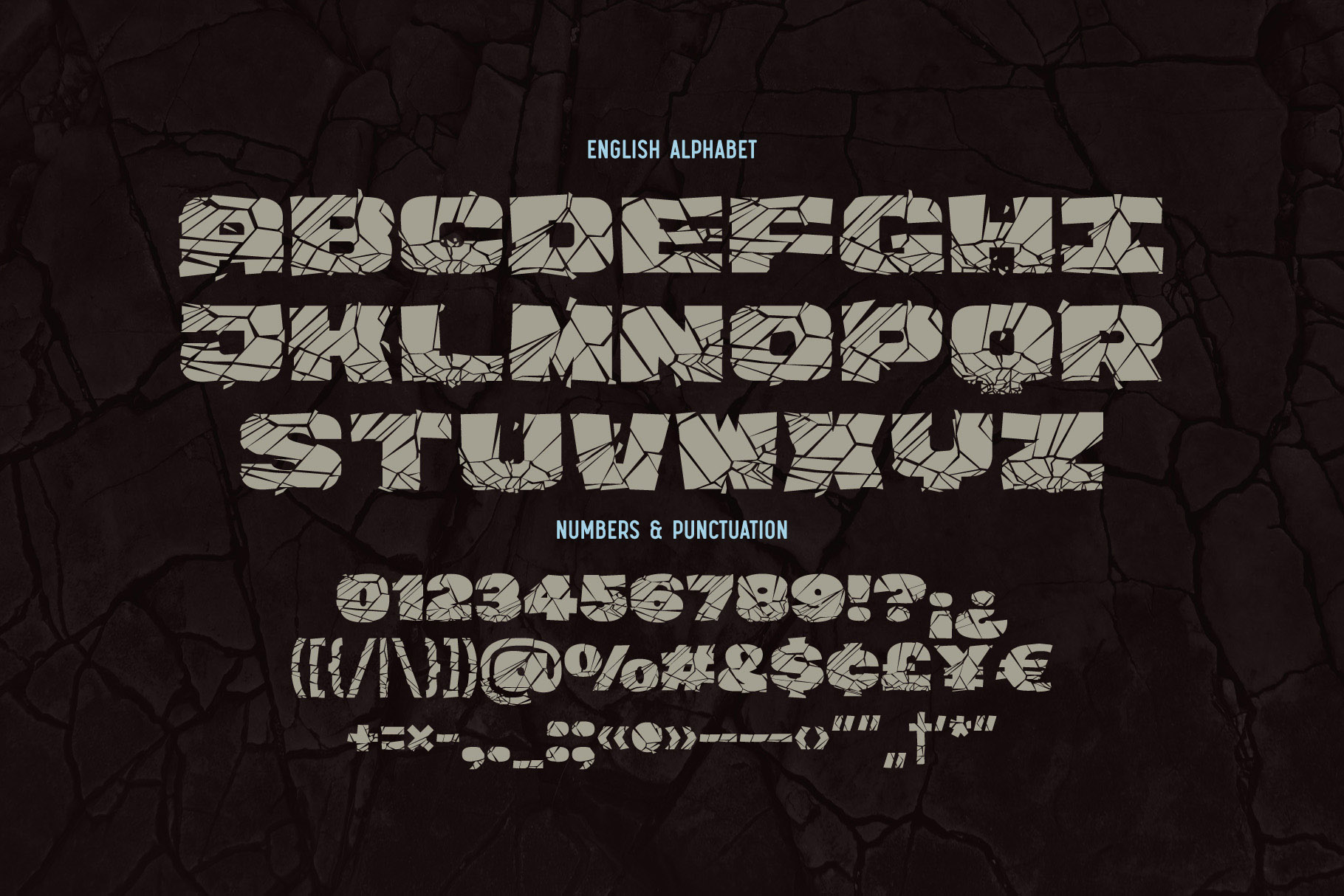 Ruined Dreams Bold Font Design preview image.