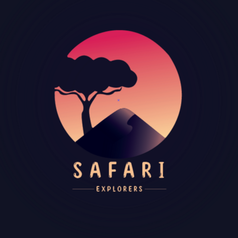 Safari Stylish Logo Design cover image.