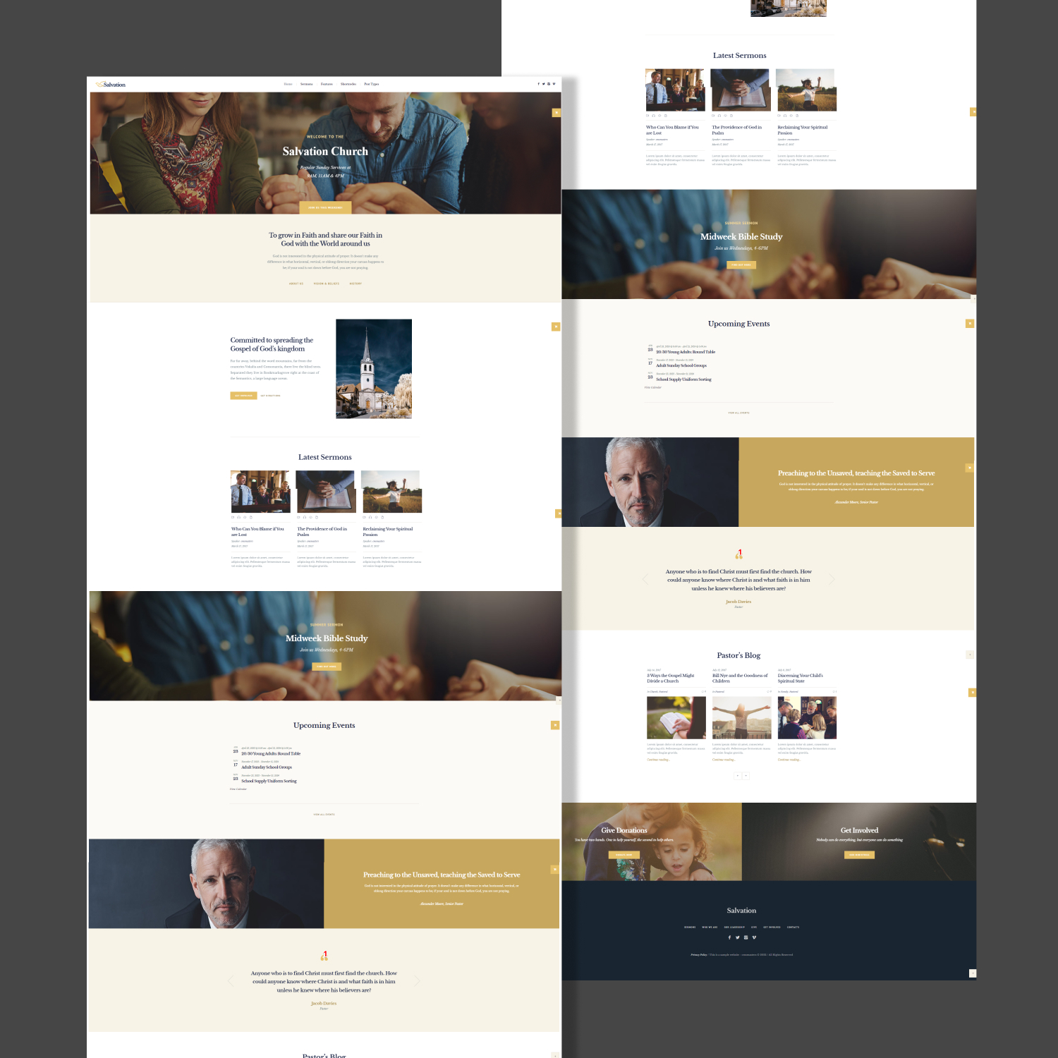 Salvation - Church & Religion WP Theme cover.