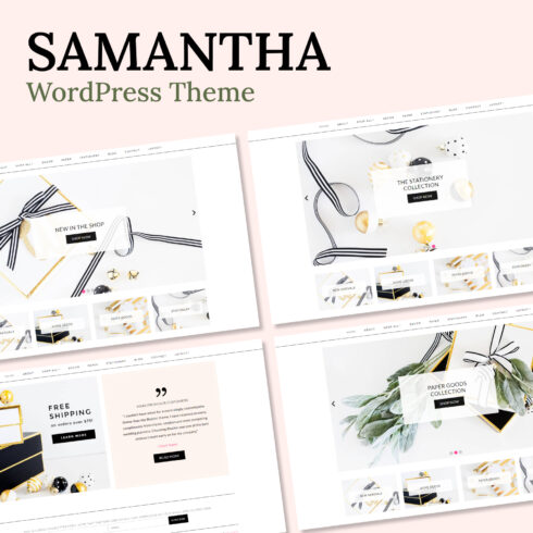 Samantha WordPress Theme.