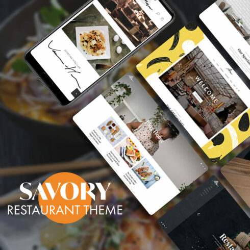 Savory - Restaurant Theme.