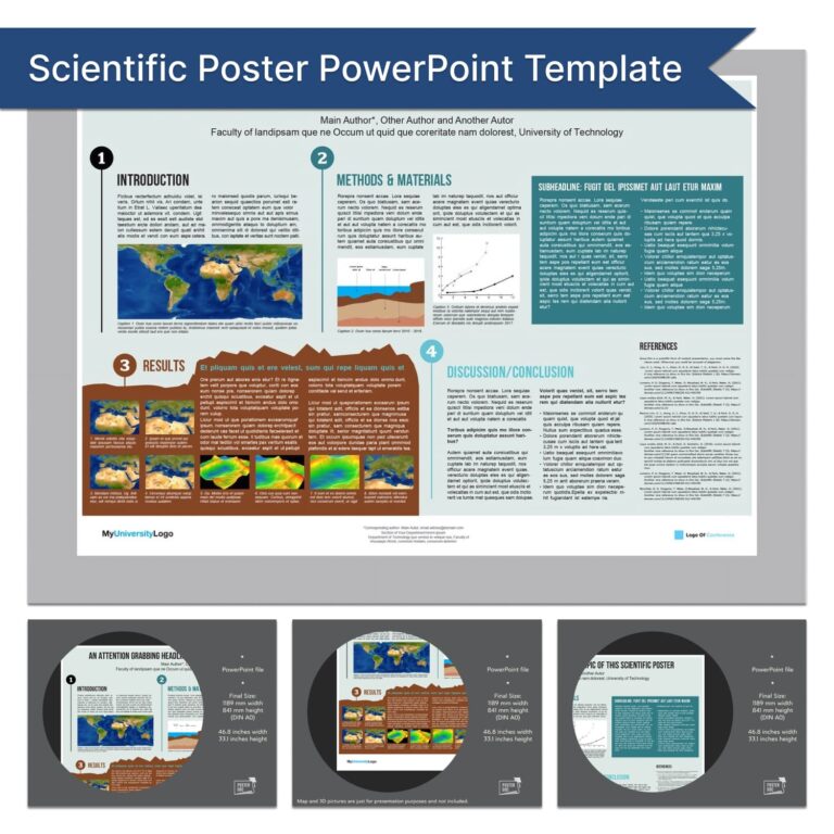 Science Poster PowerPoint Template – MasterBundles