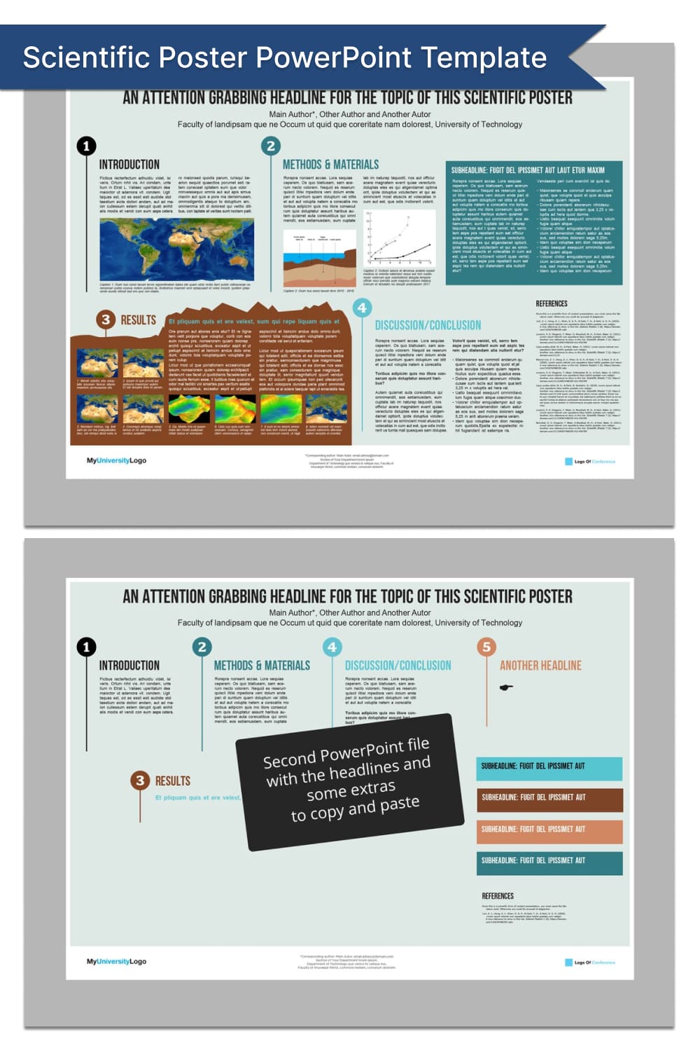 Science Poster PowerPoint Template - Pinterest.