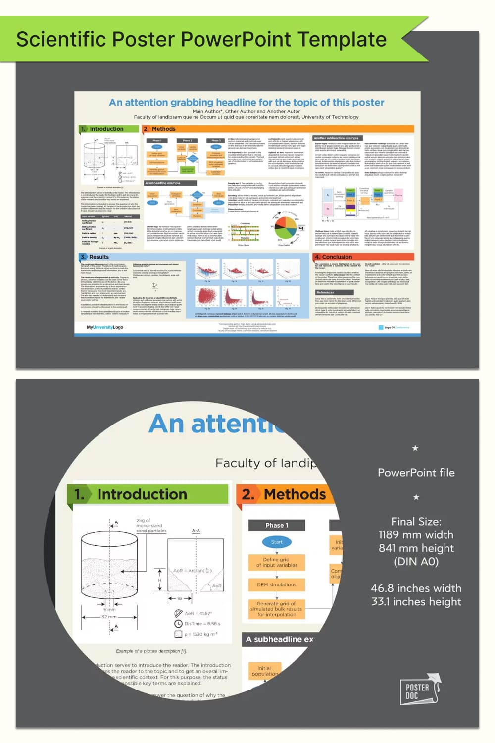 Science Poster PowerPoint Template - Pinterest.