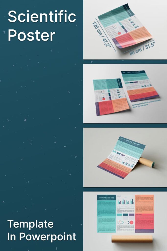 Science Poster Model In Powerpoint | Sunset | Horizontal – MasterBundles