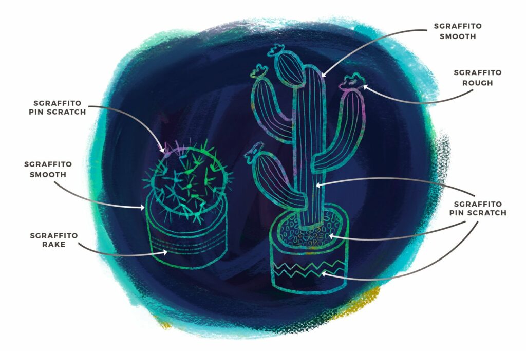 Scratch Art Brushes for Procreate – MasterBundles