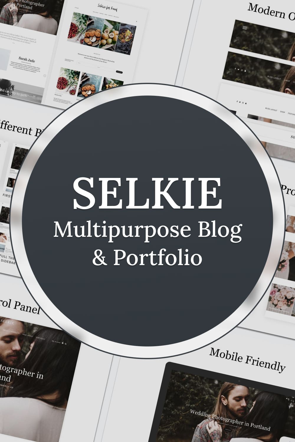 Selkie - Multipurpose Blog&Portfolio - Pinterest.
